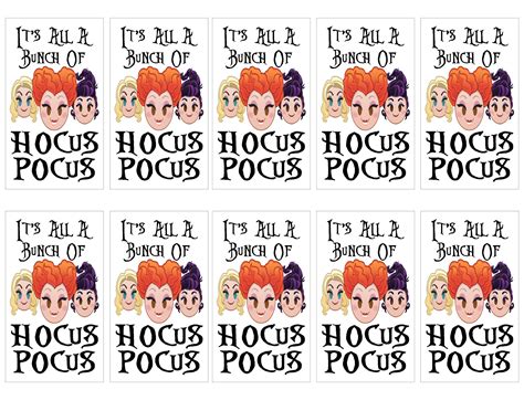 Hocus Pocus Free Printables